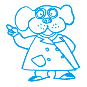 イラスト　ワン博士