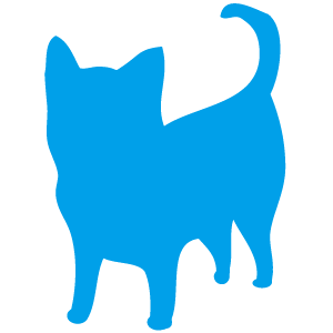 シルエットイラスト　犬